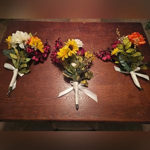 3, handmade, Hobby Lobby, Bridesmaids Bouquets